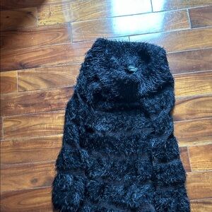 Black Faux Turleneck Sweater
